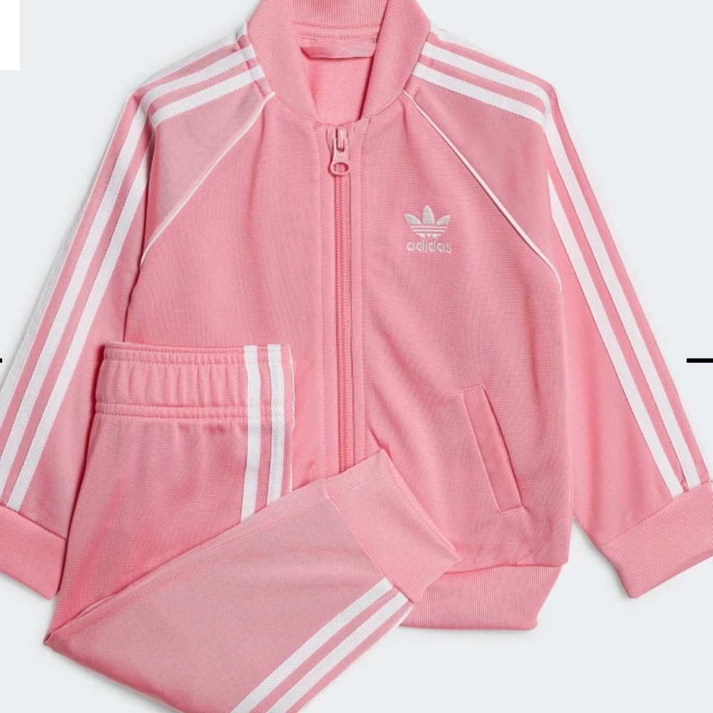 Adidas Pink Tracksuit kids